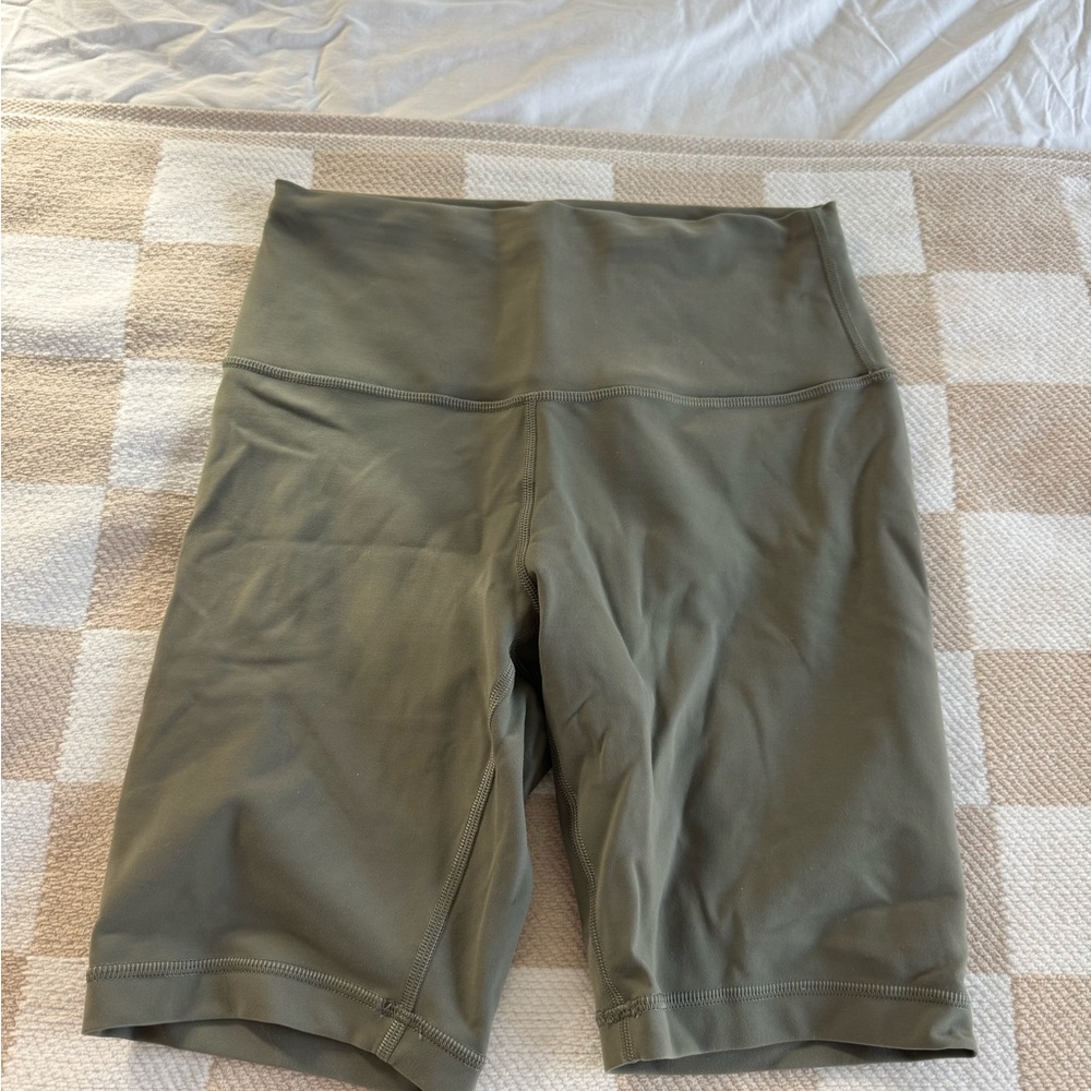 Lululemon Olive Women's Bike Shorts